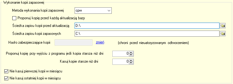 ustawienia programu_wykonanie kopii zapasowej